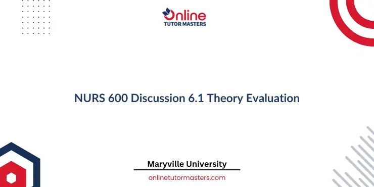 NURS 600 Assignment 6.1