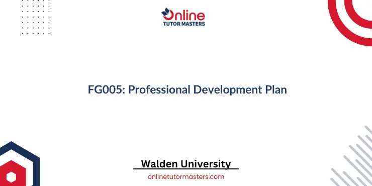 FG005 Professional Development Plan