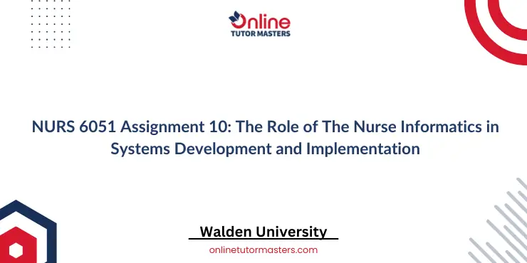 NURS 6051 Assignment 10
