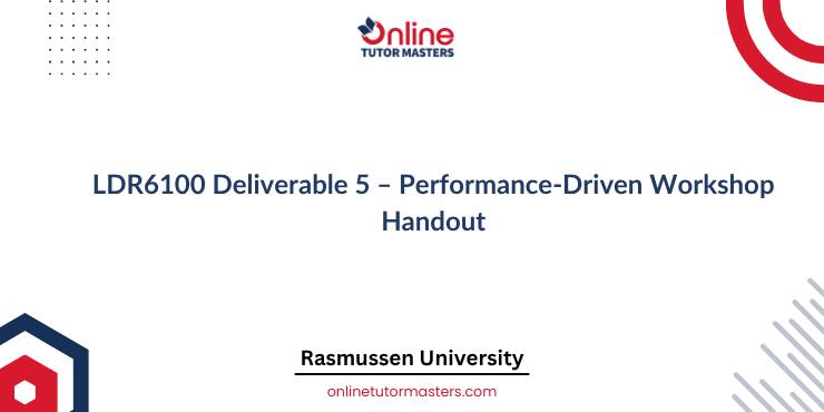LDR6100 Deliverable 5
