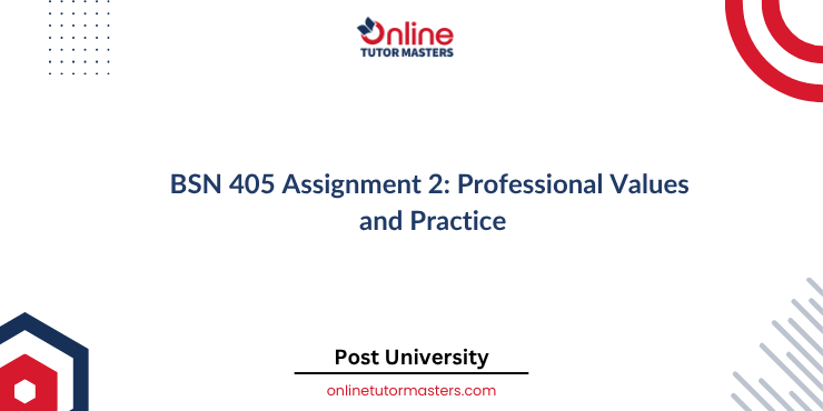 BSN 405 Assignment 2