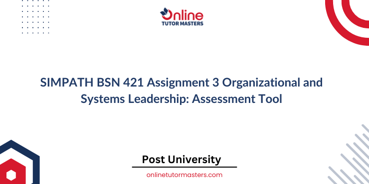 BSN 421 Assignment 3